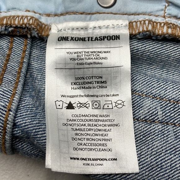 One teaspoon 2020 MINI HIGH WAIST DENIM SKIRT - Picture 10 of 10